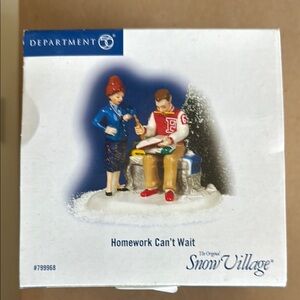 Department 56 Snow Village Homework Can’t Wait #799968